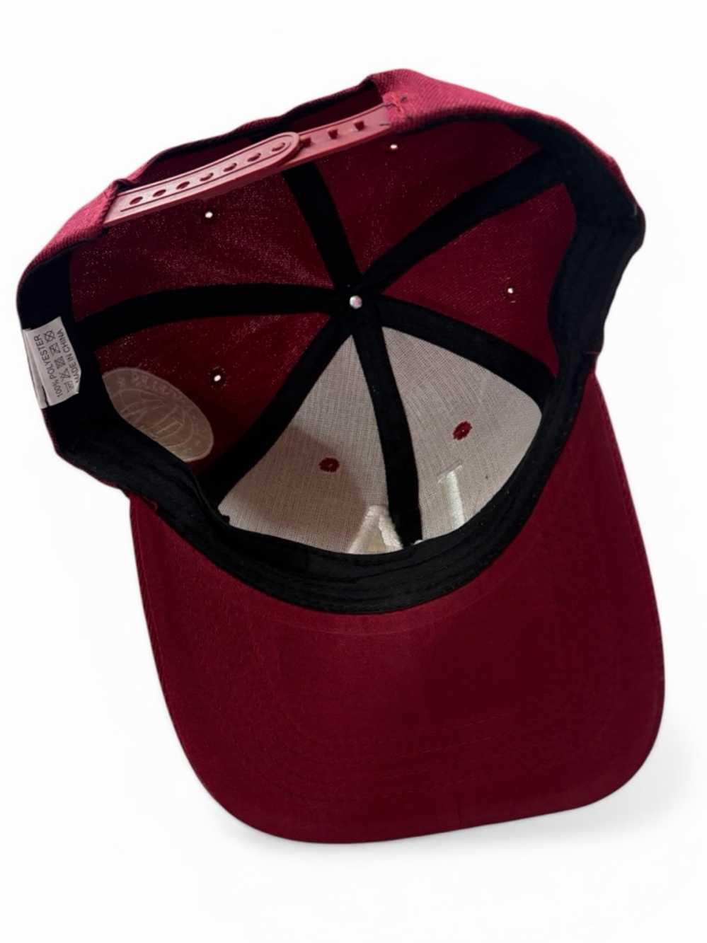 Maroon LA Embroidered Baseball Cap,OS,Unisex, - Picture 5 of 7